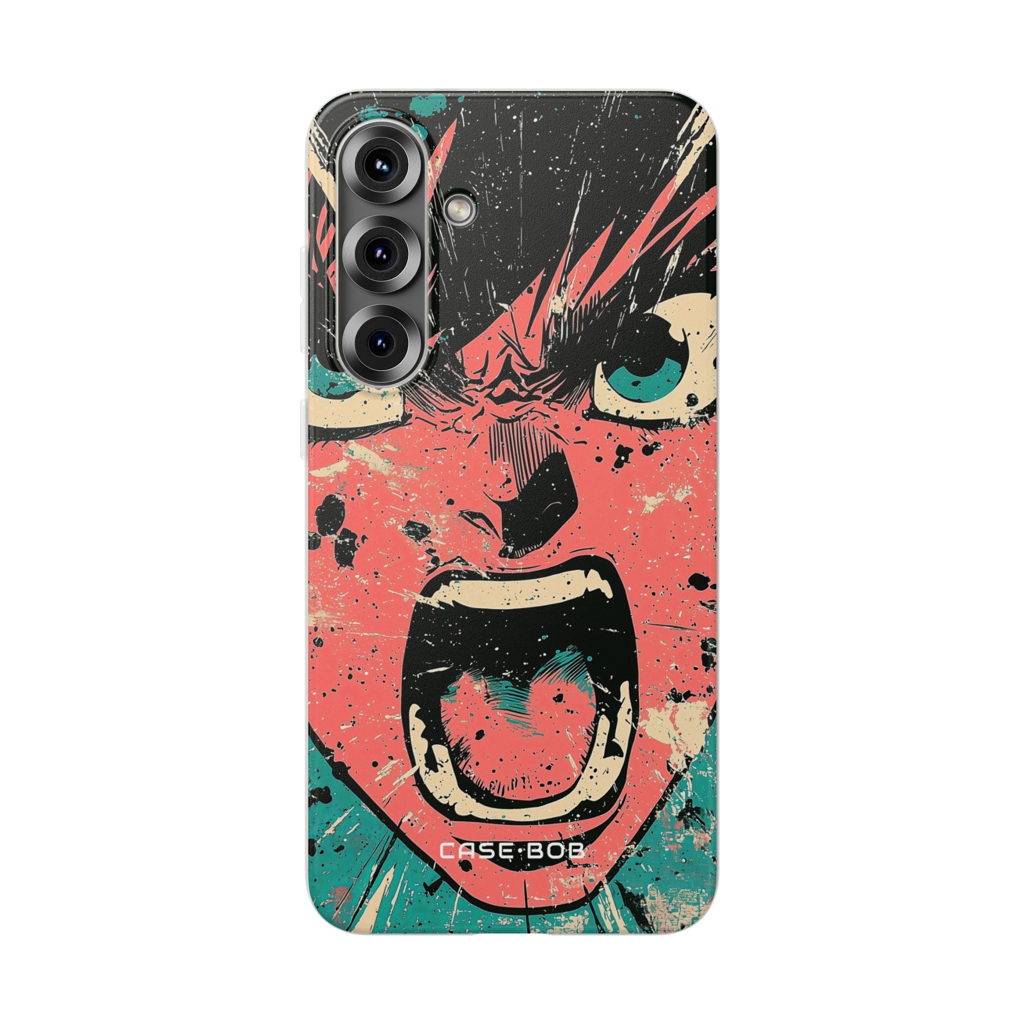 Screaming Face Chaos Samsung S25 Plus Case - Soft