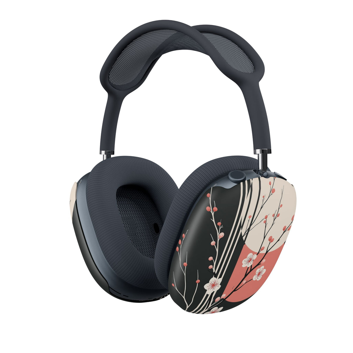 Nocturne Sakura Branch · Hard Case for AirPods Max · Black