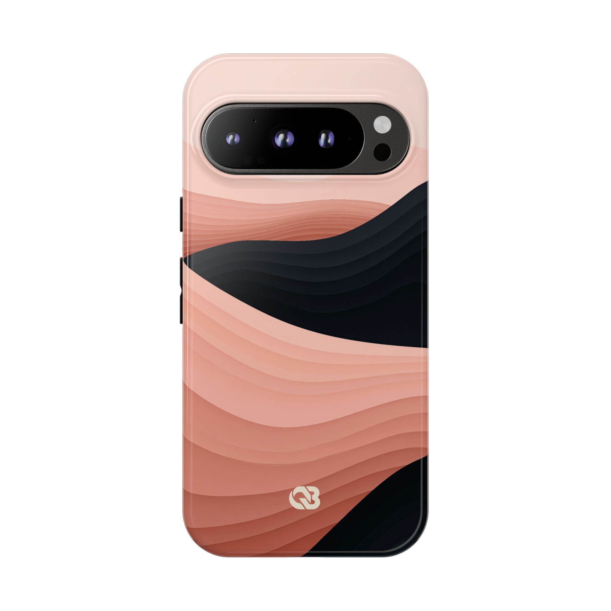 Pink Tough Phone Case for Google Pixel - Dune Shadow Layers