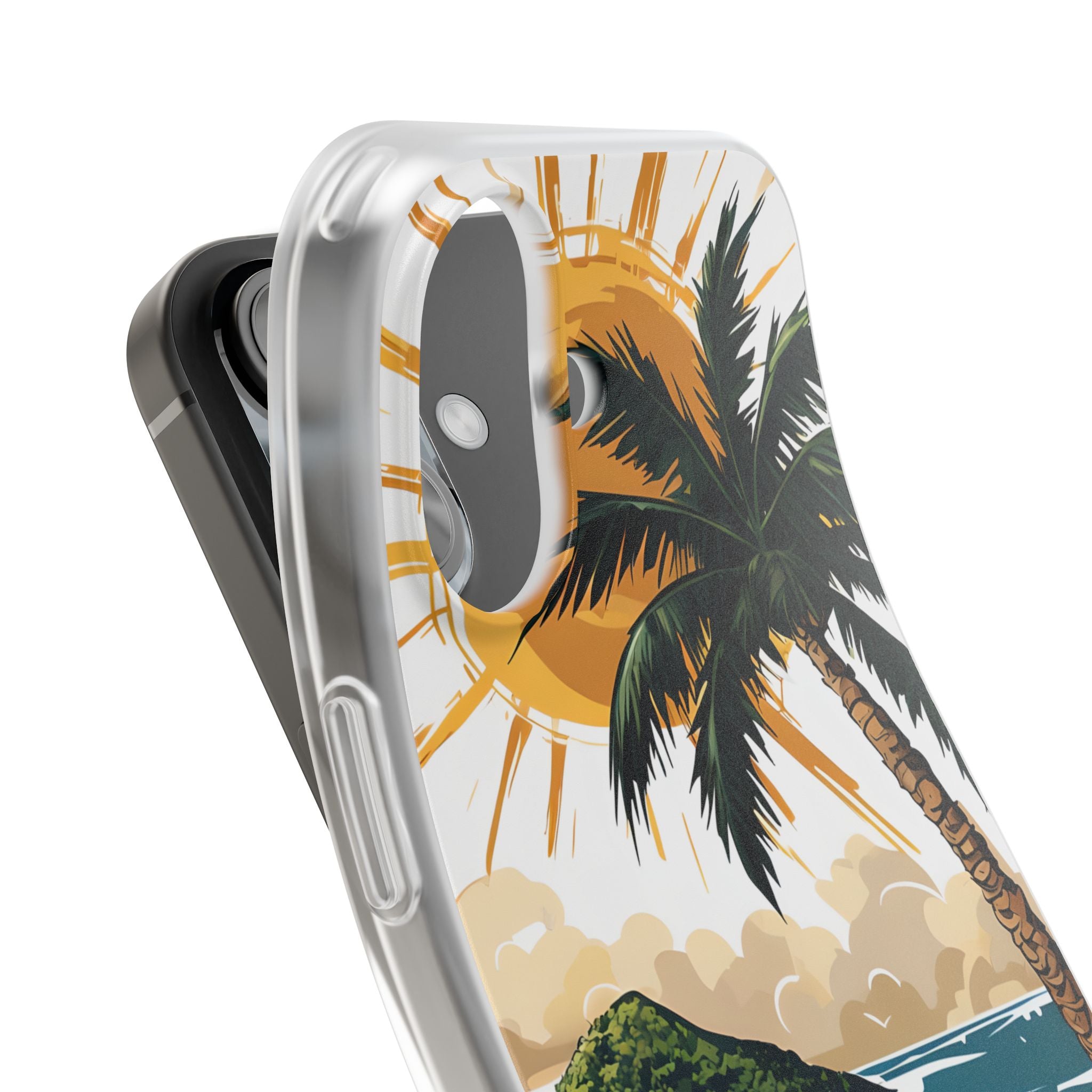 Radiant Coast Solitude · Soft Custodia per iPhone