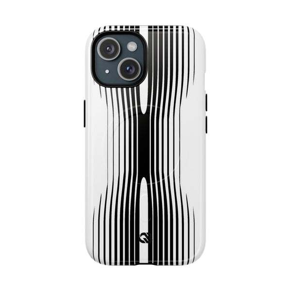 Linear Compression · Tough 2.0 Magnetic Phone Case for iPhone · Black