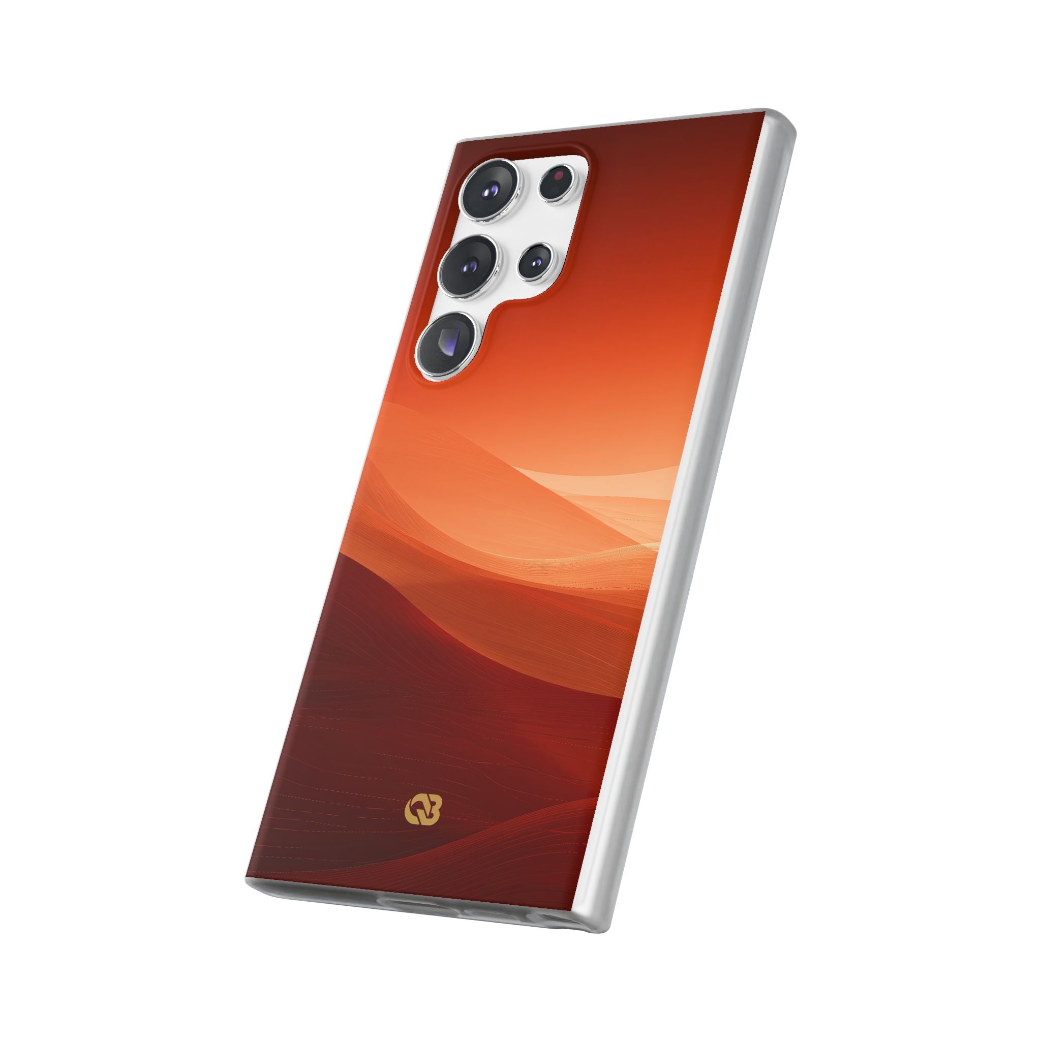 Orange Lite Phone Case for Samsung - Crimson Dune Gradient
