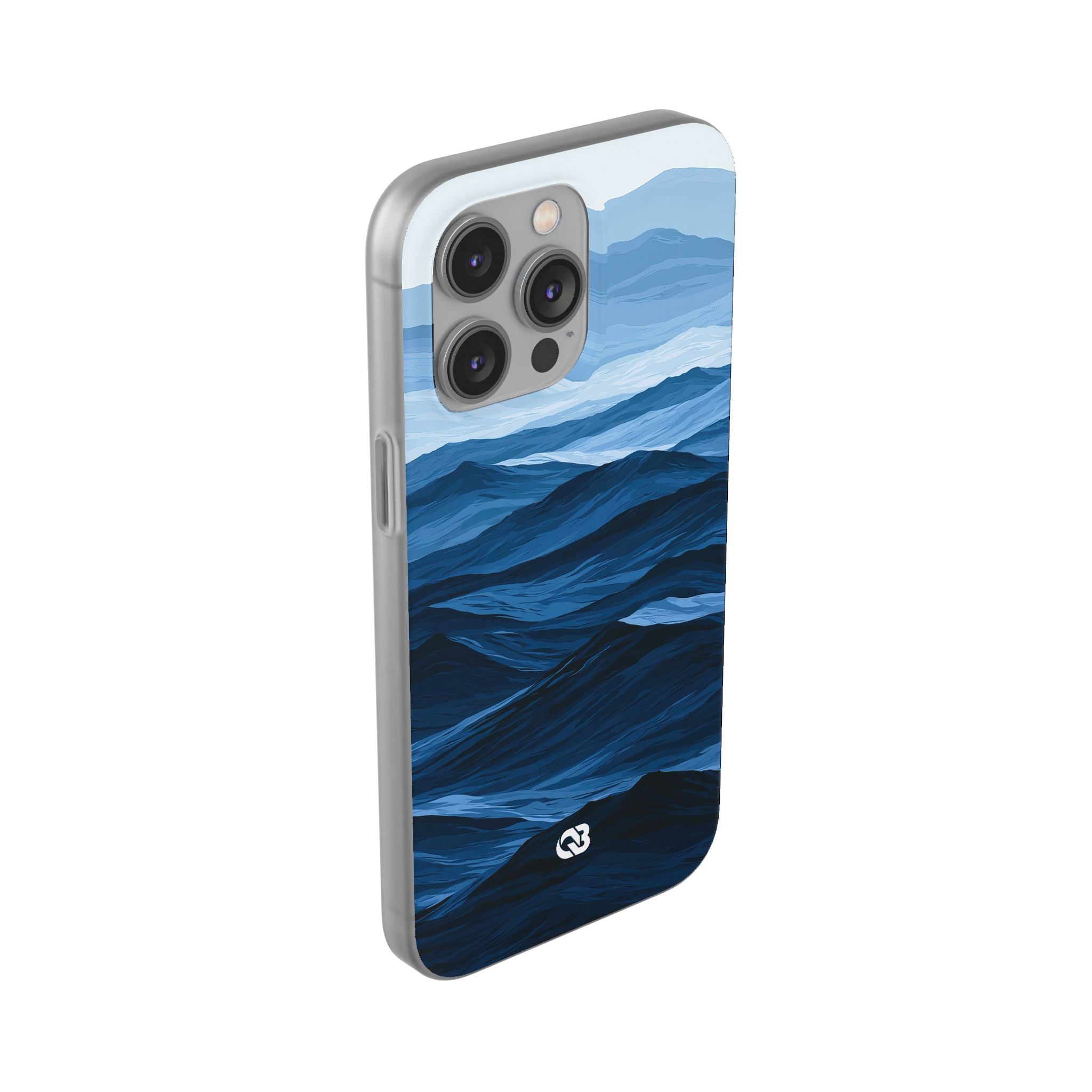 Blue Lite Phone Case for iPhone - Cobalt Ridge Tides