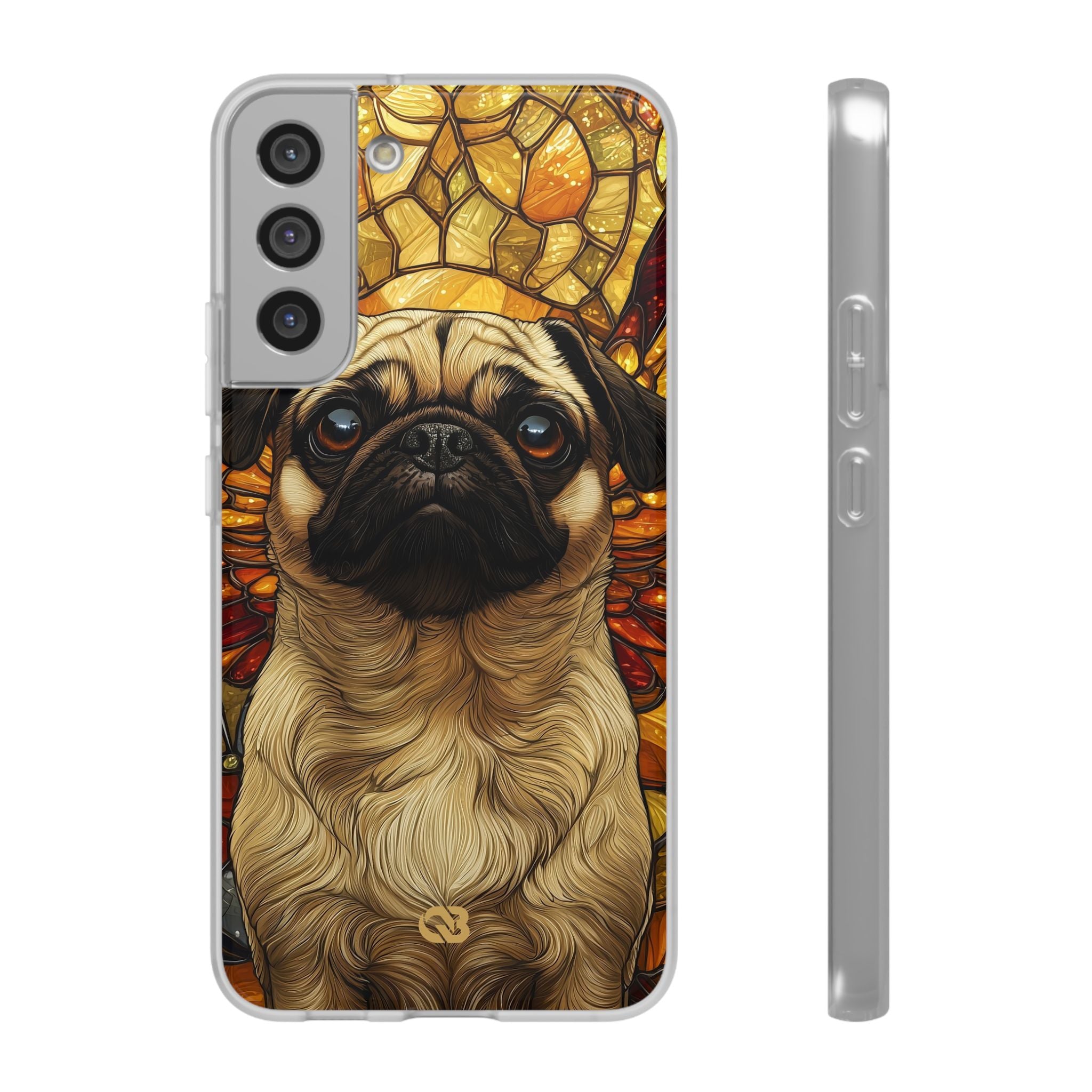 Amber Pug Divinity · Soft Phone Case for Samsung