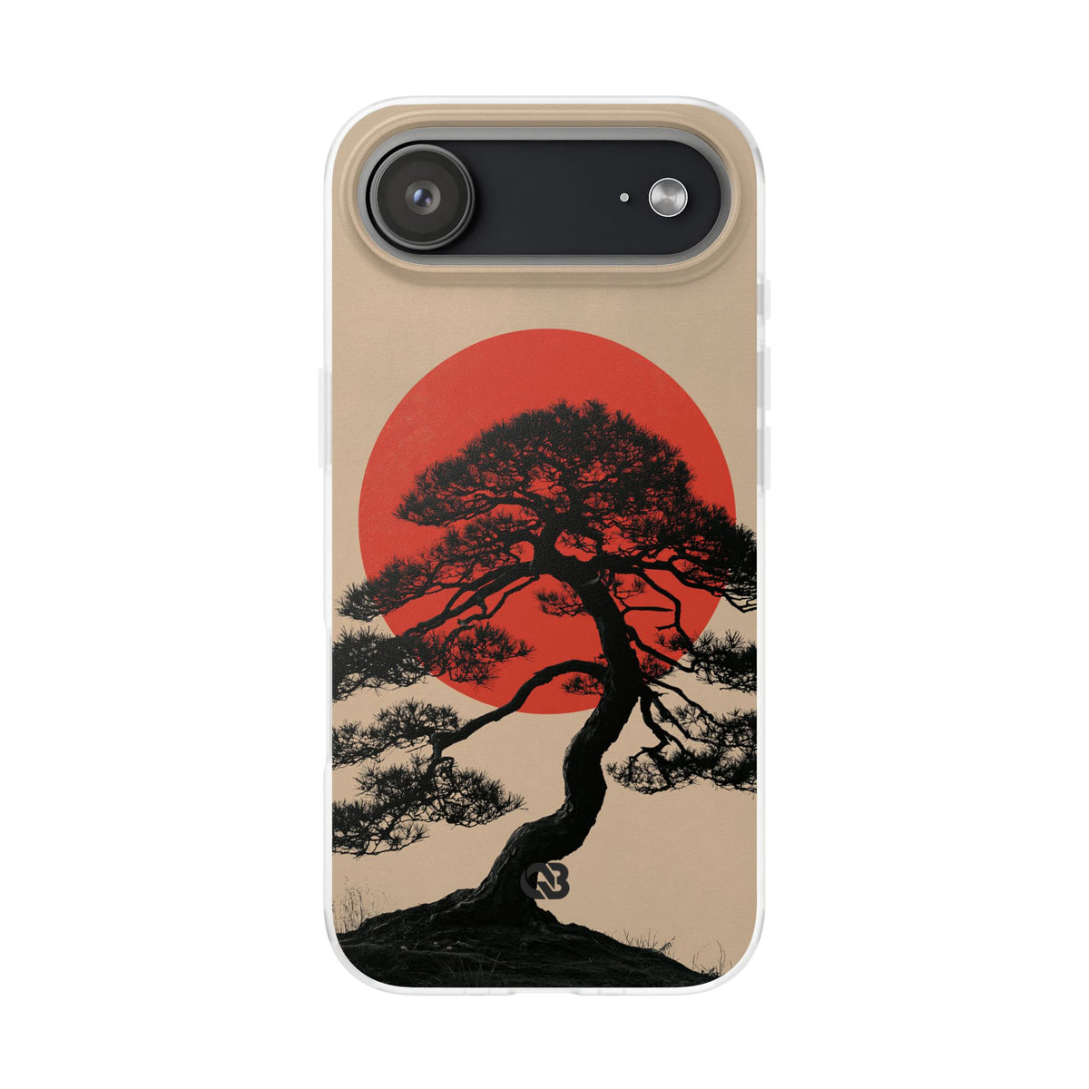 Crimson Pine Solitude · Lite Phone Case for iPhone · Beige