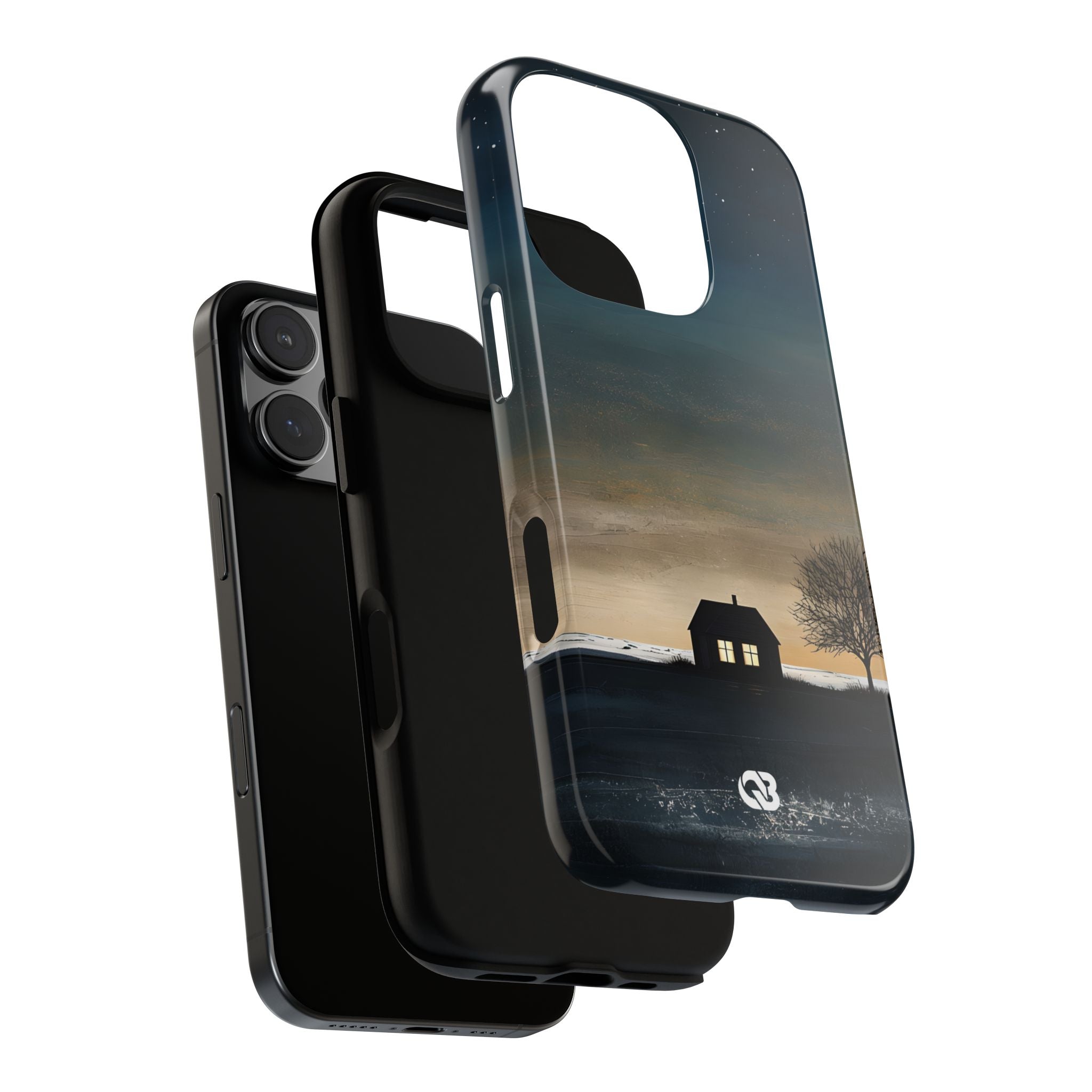 Midnight Cabin Glow · Tough Hoesje voor iPhone