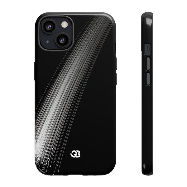 Kinetic Ray Convergence · Tough Phone Case for iPhone · Black