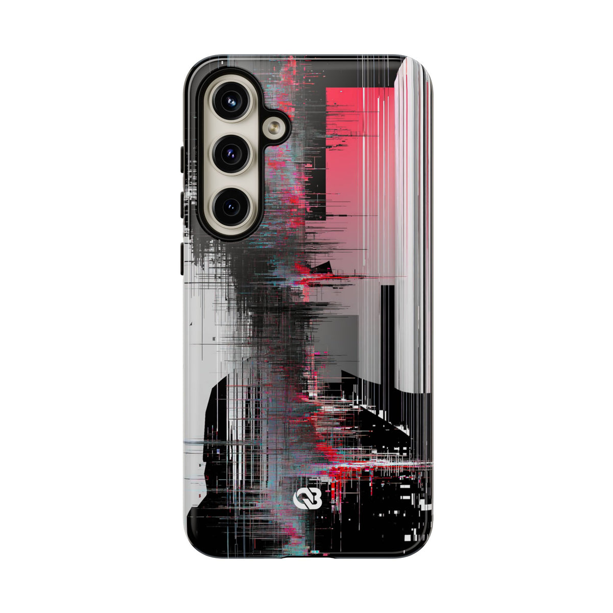 Black Tough Phone Case for Samsung - Crimson Data Leak