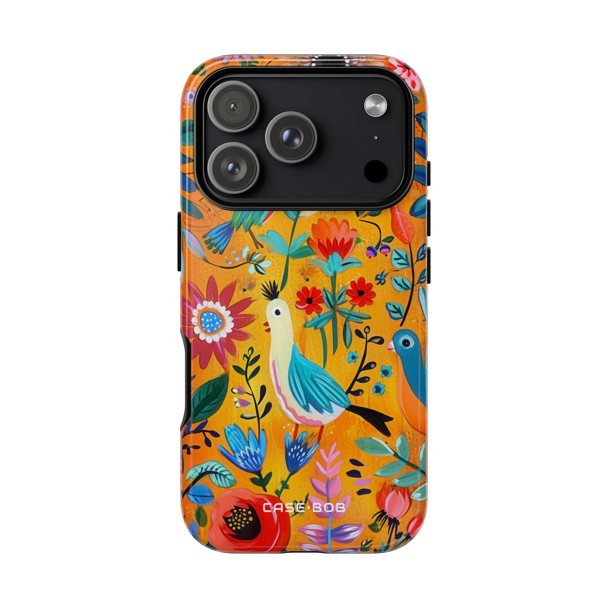 Colorful Birds Bloom iPhone 17 Pro Case - Tough - CASE•BOB