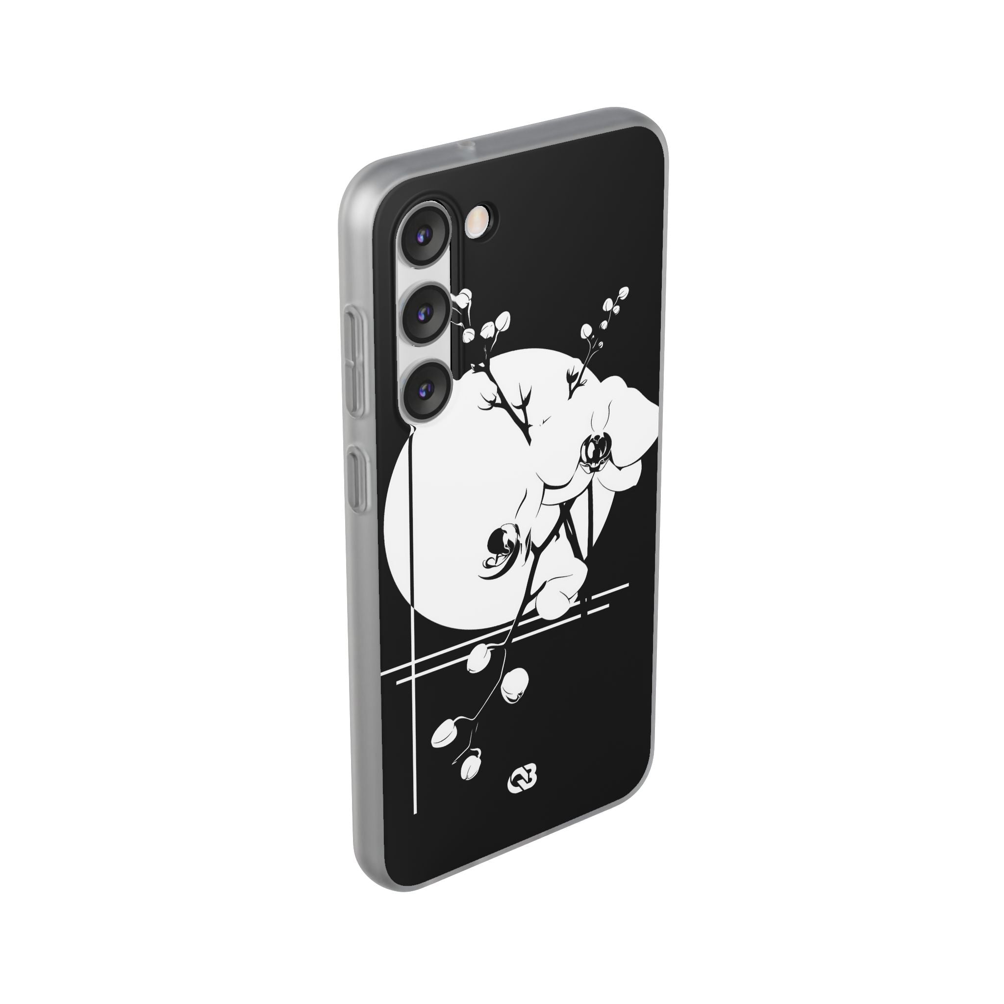 Black Lite Phone Case for Samsung - Lunar Orchid Grid