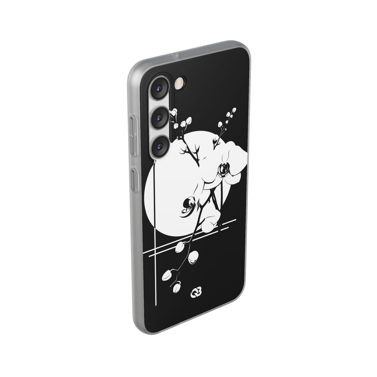 Nocturne Orchid Bloom · Lite Phone Case for Samsung · Black
