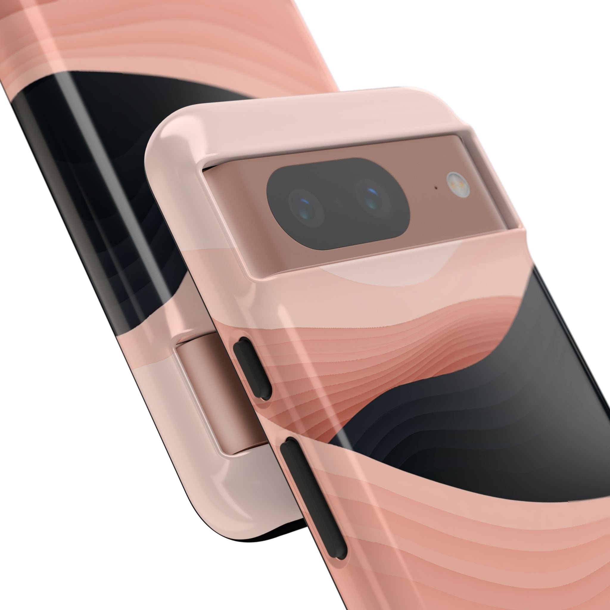 Pink Tough Phone Case for Google Pixel - Dune Shadow Layers