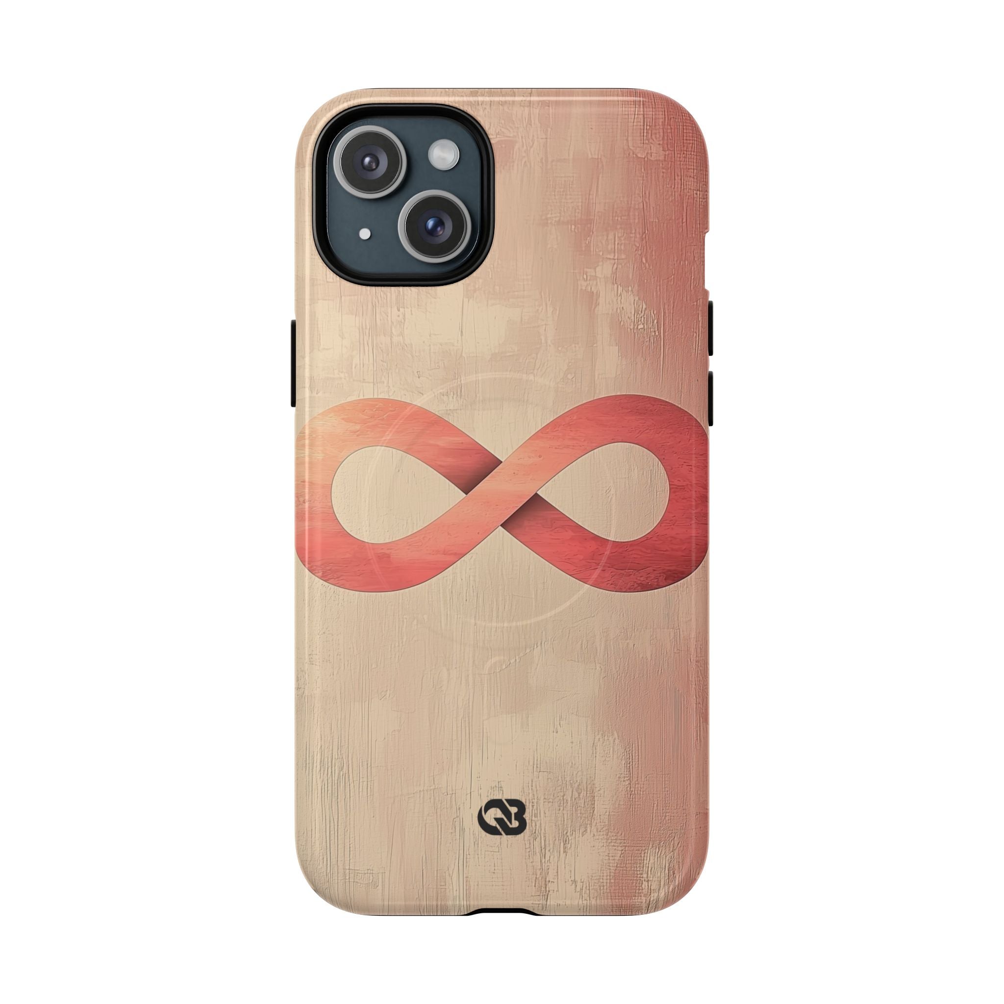 Terracotta Infinity Stroke · Tough+ Magsafe