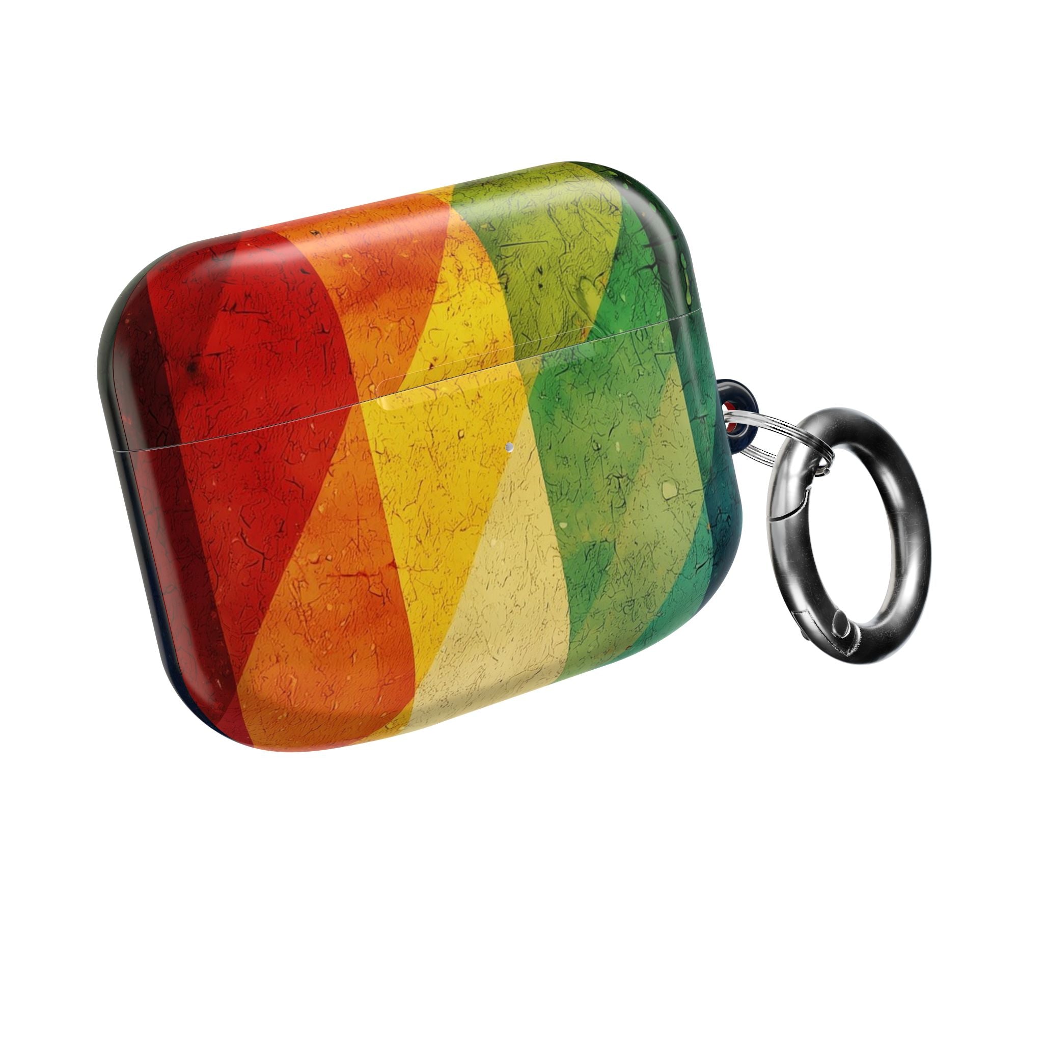 Crimson Stripes - AirPods Case