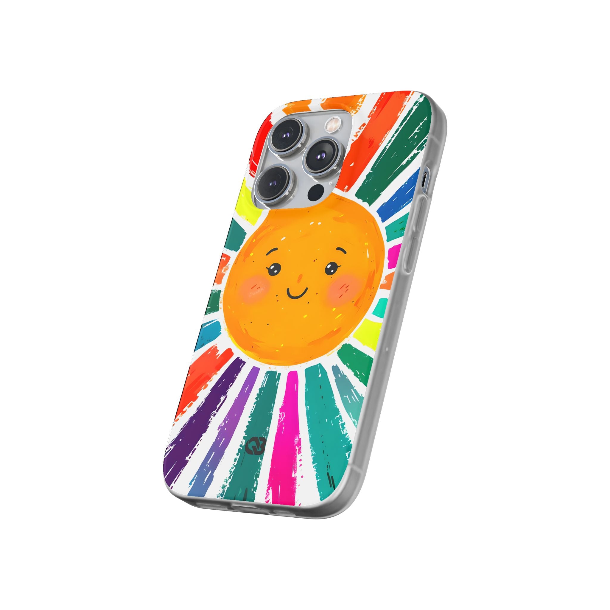 Vibrant Solar Smile · Soft Phone Case for iPhone