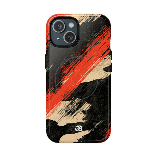 Urban Slash Camo · Tough 2.0 Magnetic Phone Case for iPhone · Black