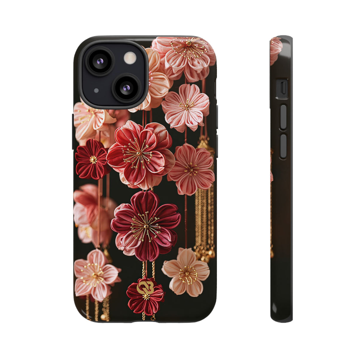 Silk Blossom Kanzashi · Tough Phone Case for iPhone · Pink