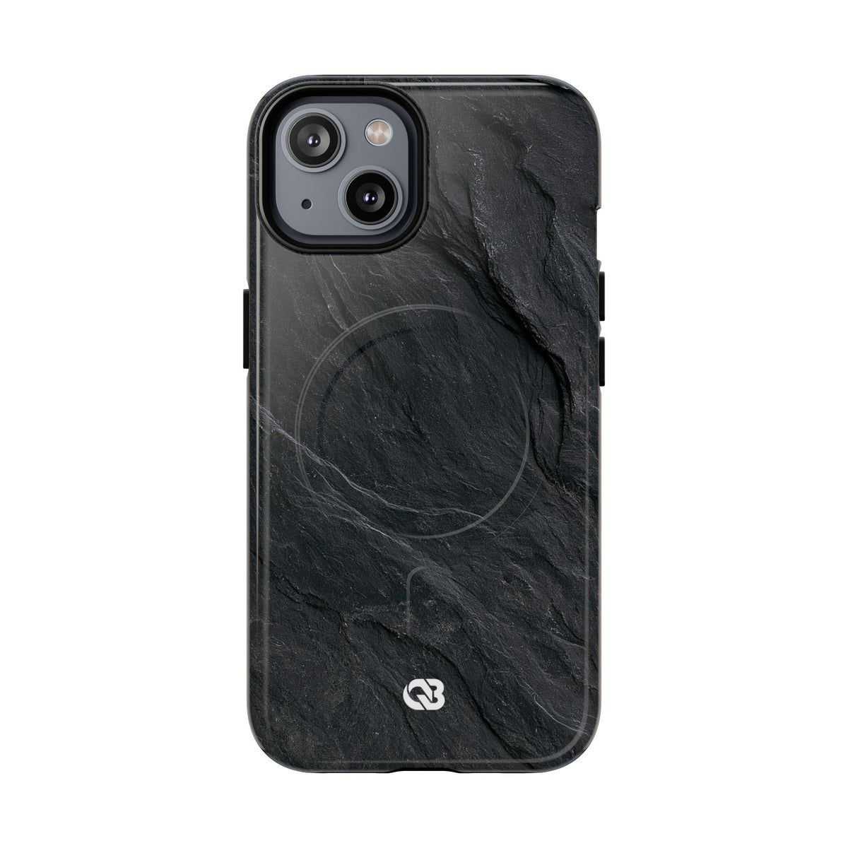 Dark Slate Strata · Tough 2.0 Magnetic Phone Case for iPhone · Black