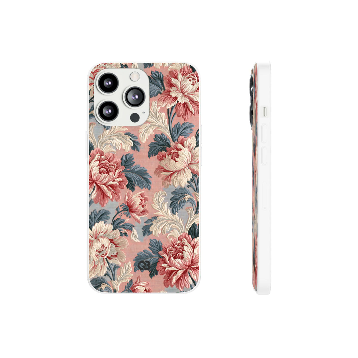 Blush Peony Jacquard · Lite Phone Case for iPhone · Pink