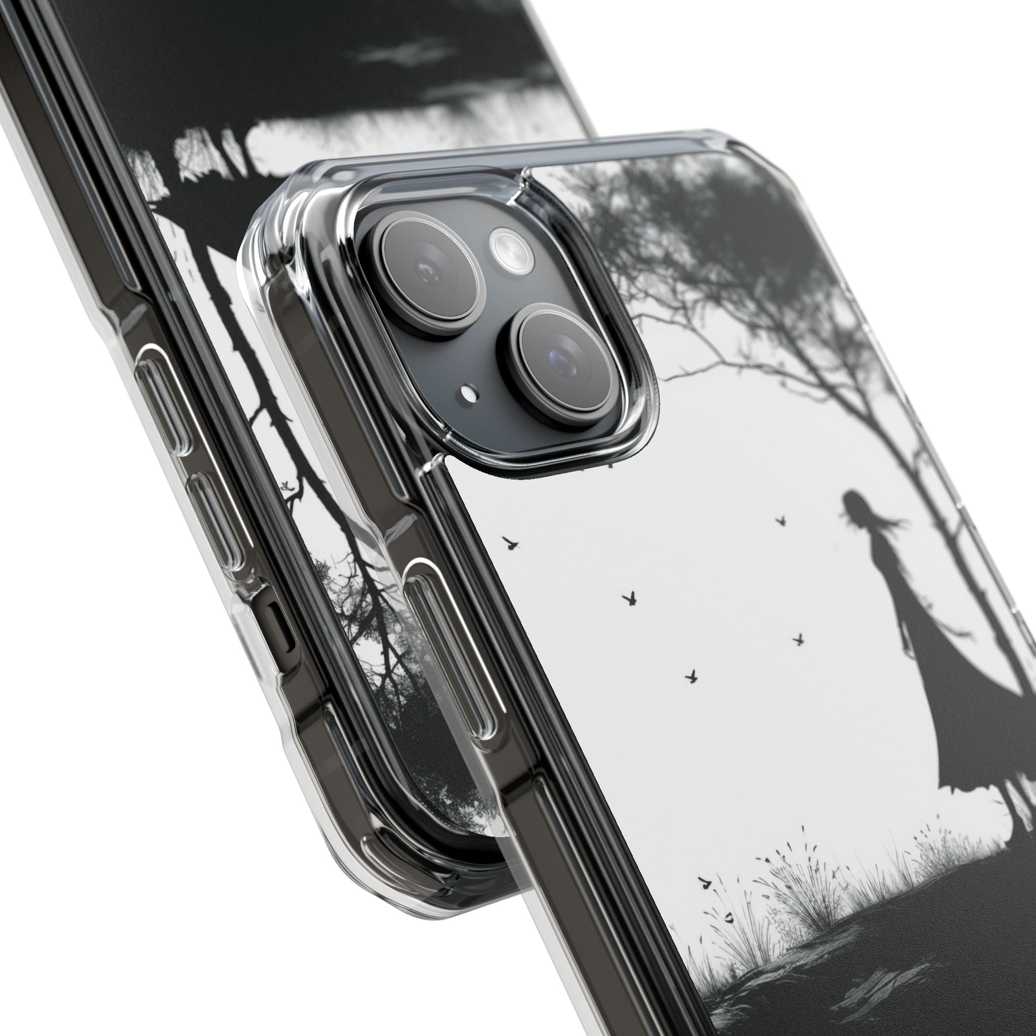 Cliffside Silhouette iPhone 15 Plus Case - Impact