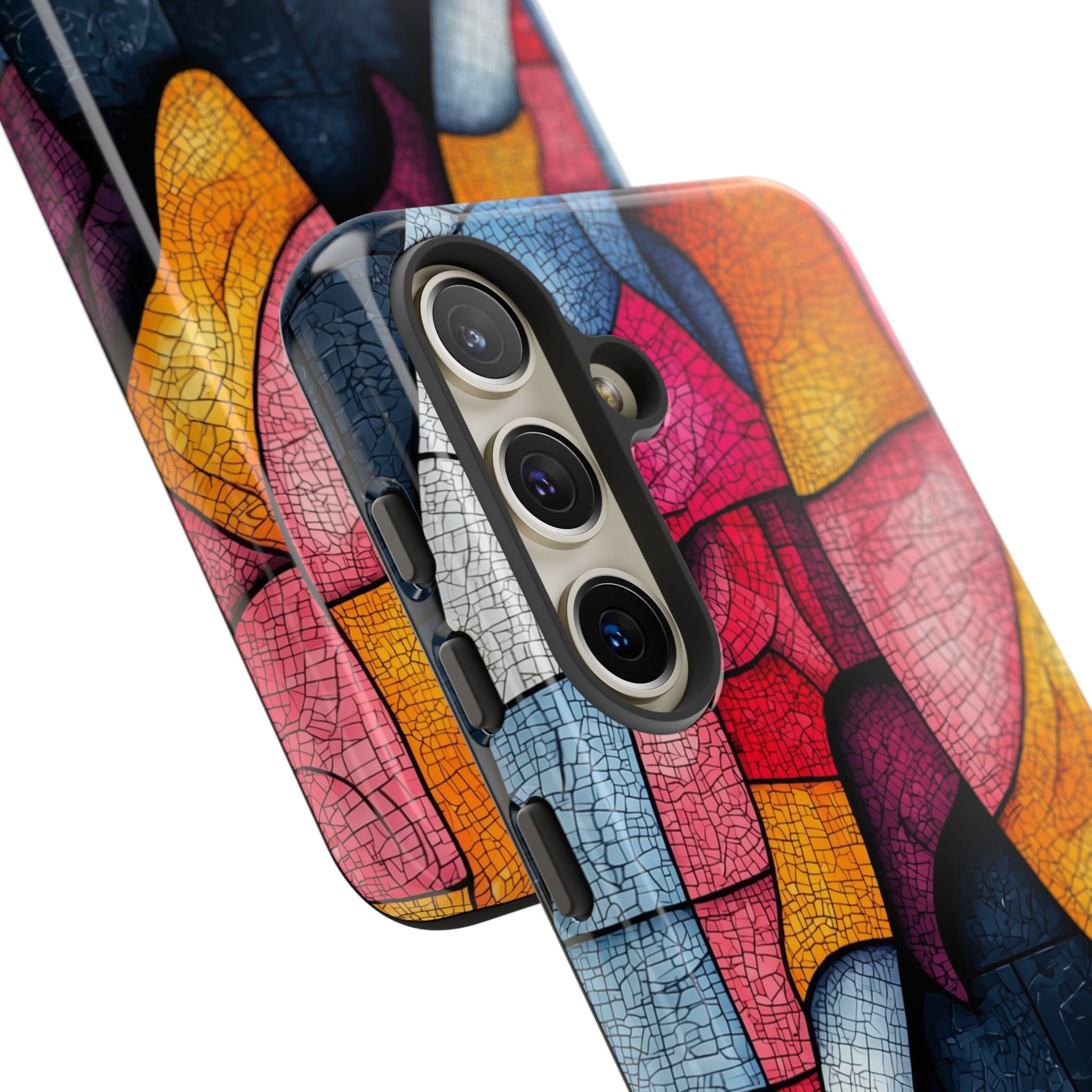 Elephant Mosaic Samsung S24 Skal - Tough