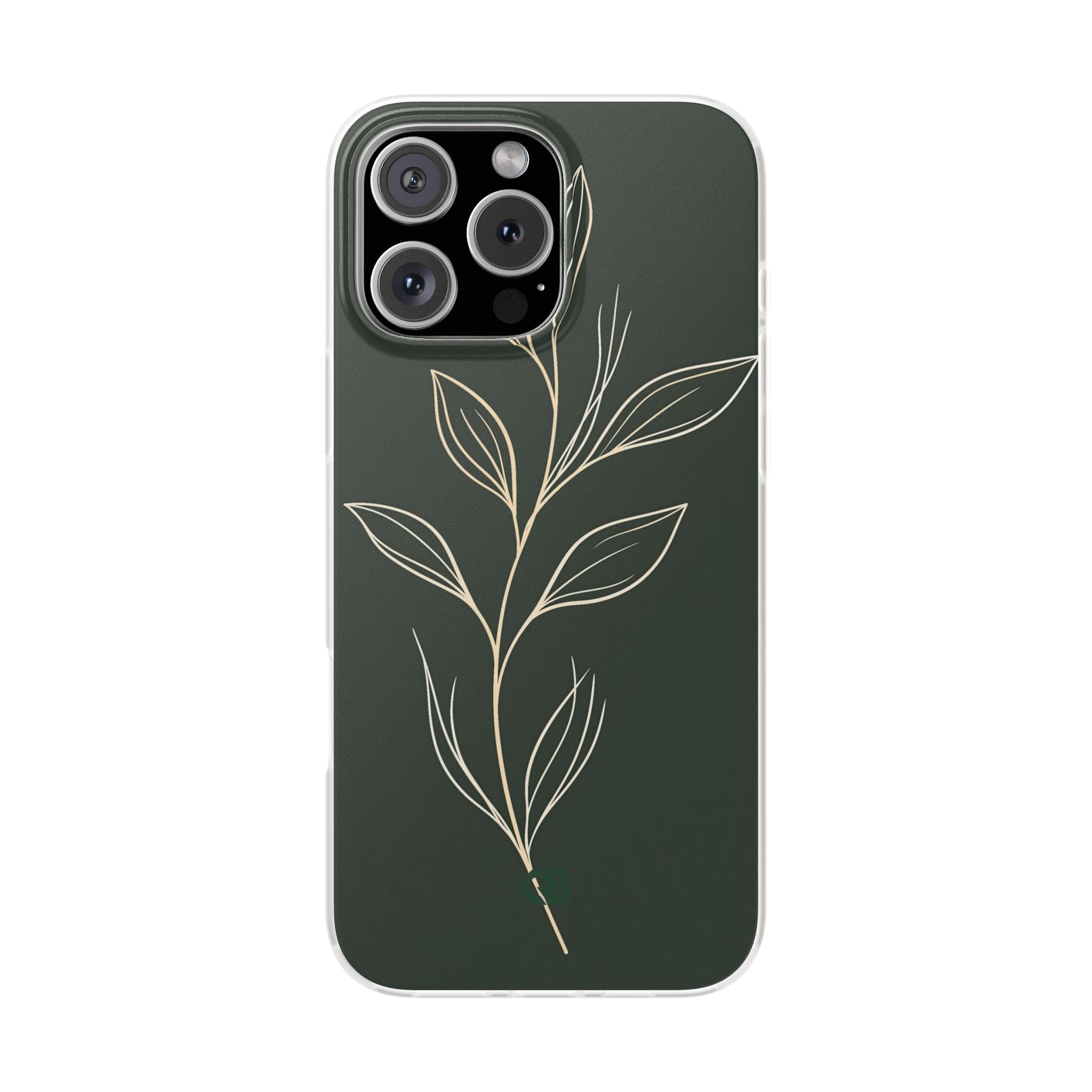 Green Lite Phone Case for iPhone - Deep Moss Willow