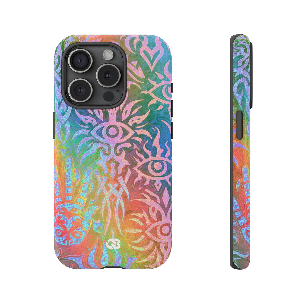 Chromatic Mystic Sigil · Tough Phone Case for iPhone · Blue