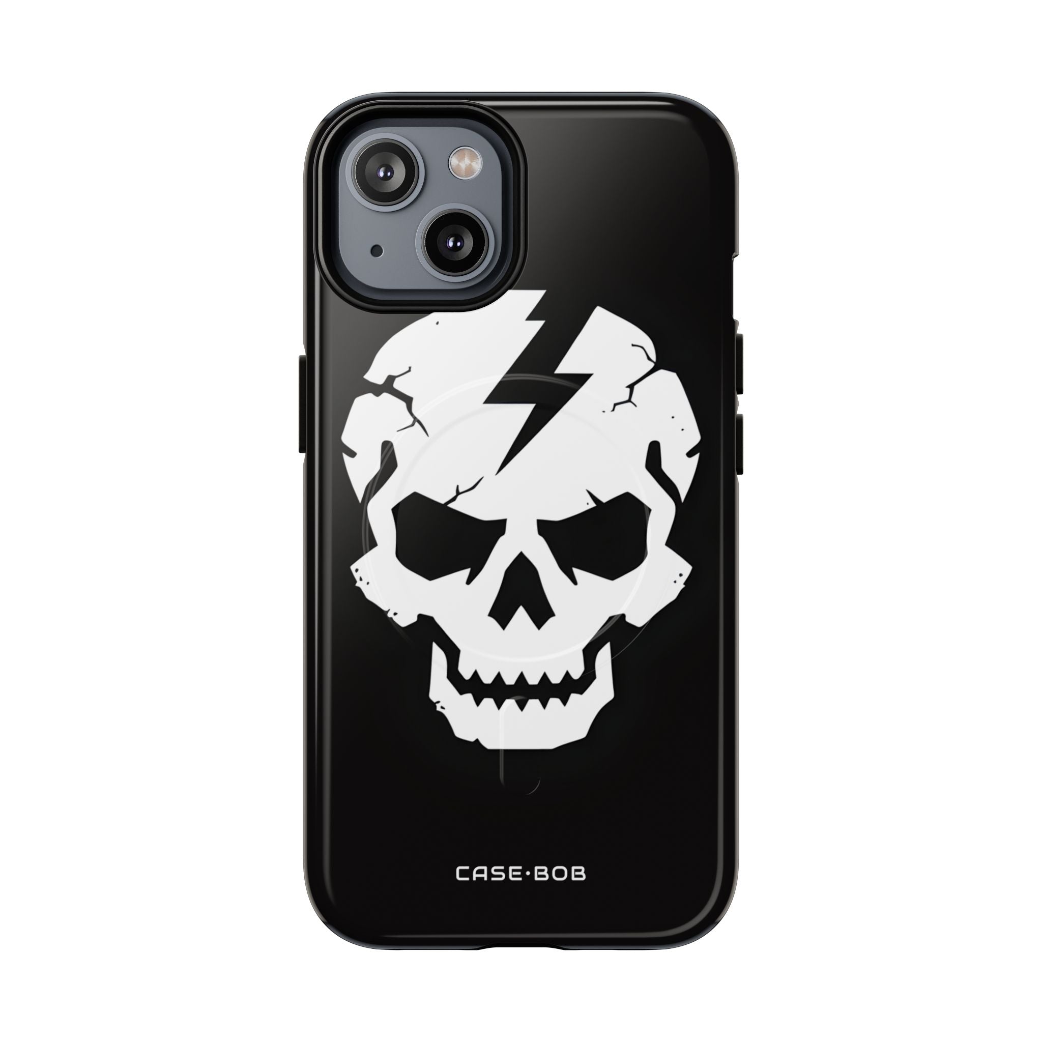 Lightning Skull iPhone 14 Case - Tough+