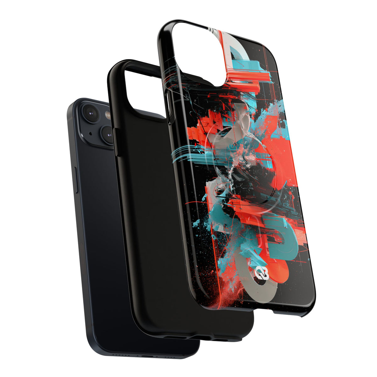 Fragmented Cyber Core · Tough 2.0 Magnetic Phone Case for iPhone · Black