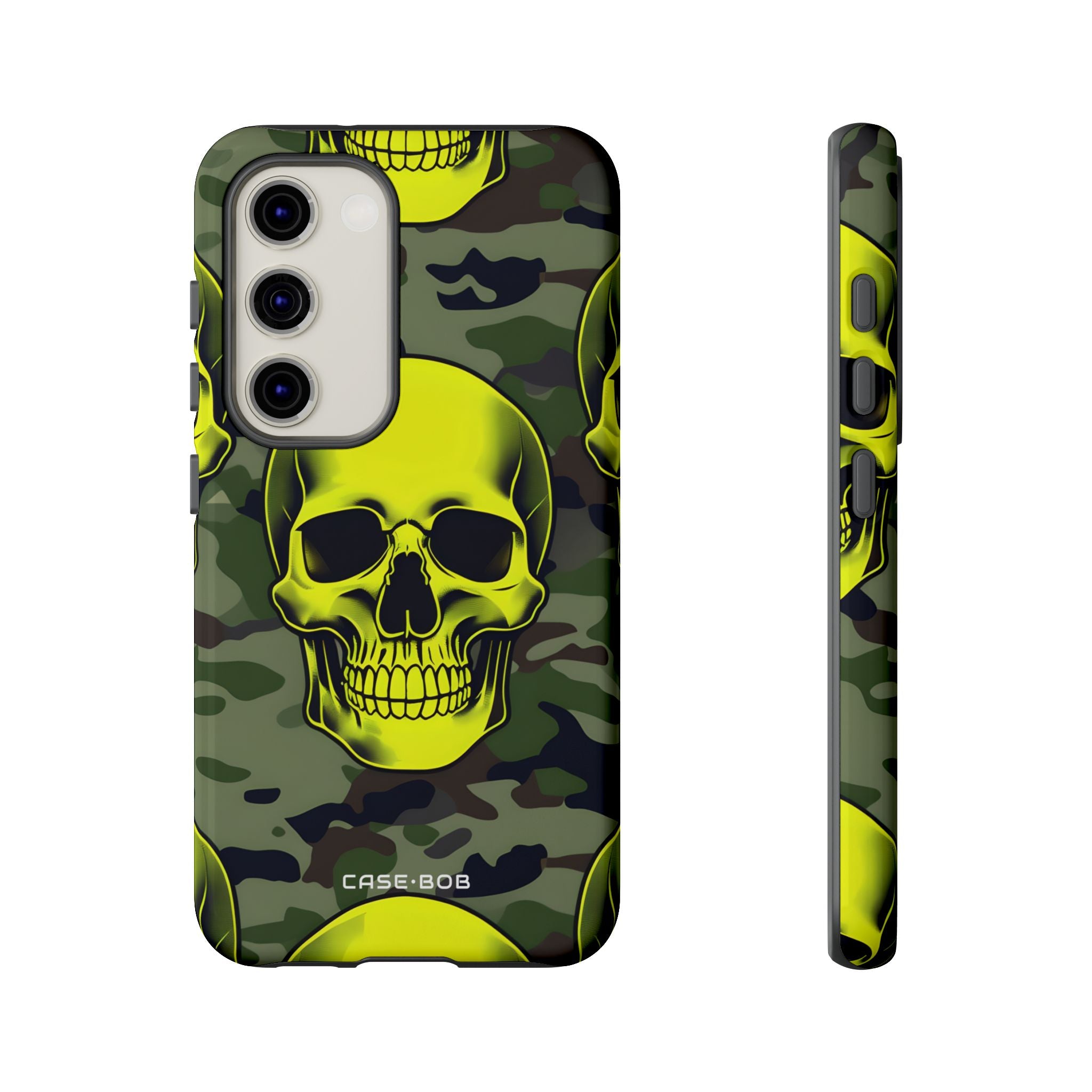 Neon Schädel Tarnung Samsung S23 Case - Tough