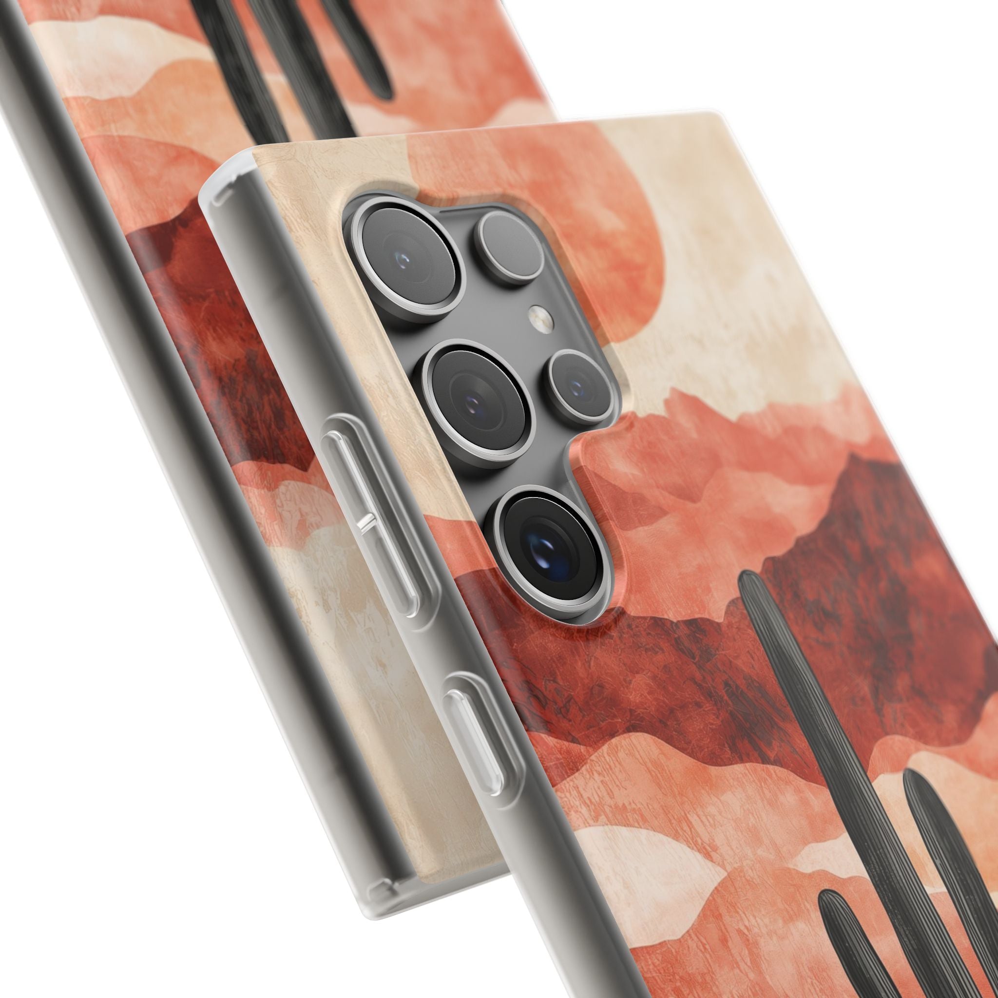 Terracotta Desert Sun · Soft Phone Case for Samsung