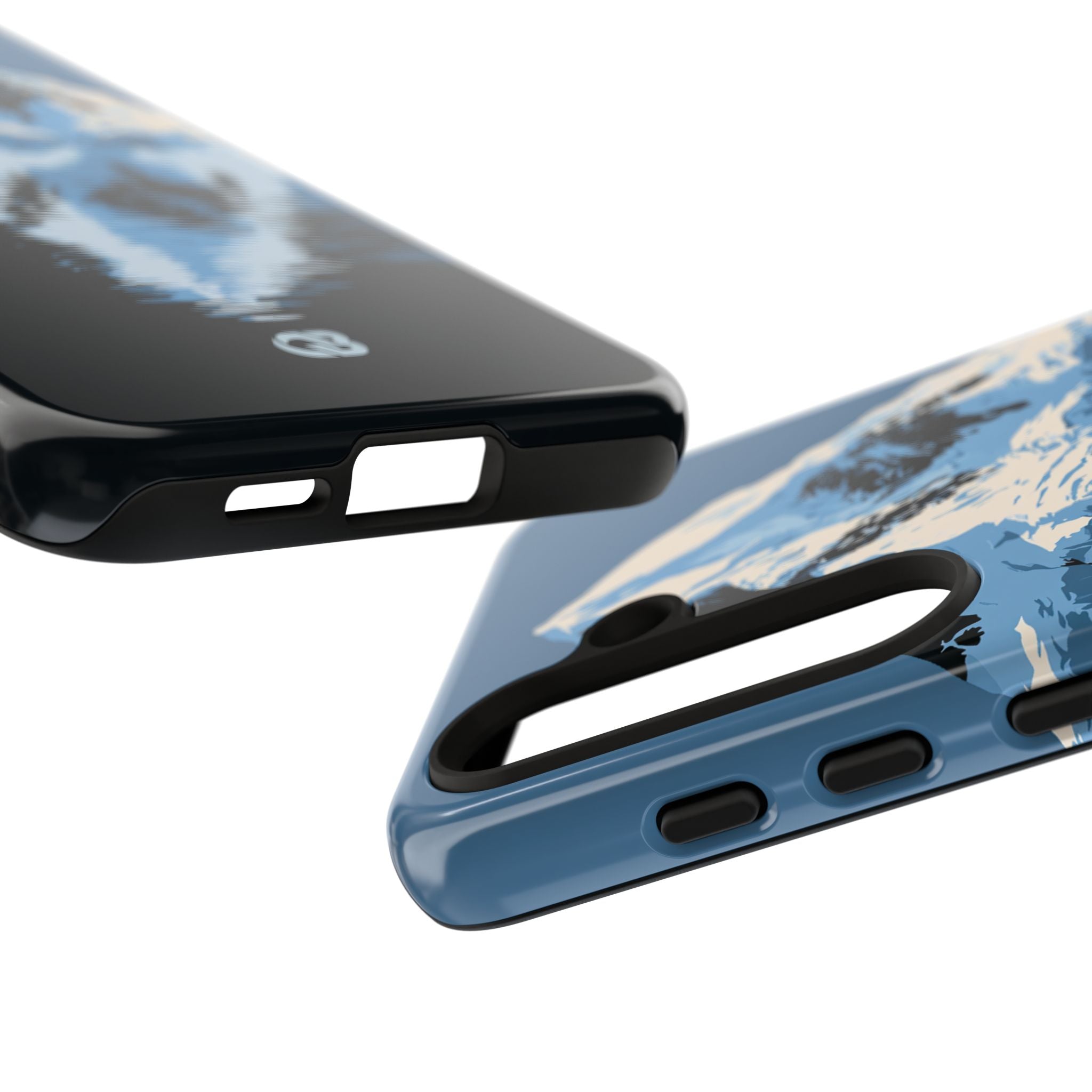 Blue Tough Phone Case for Samsung - Arctic Summit Mirror