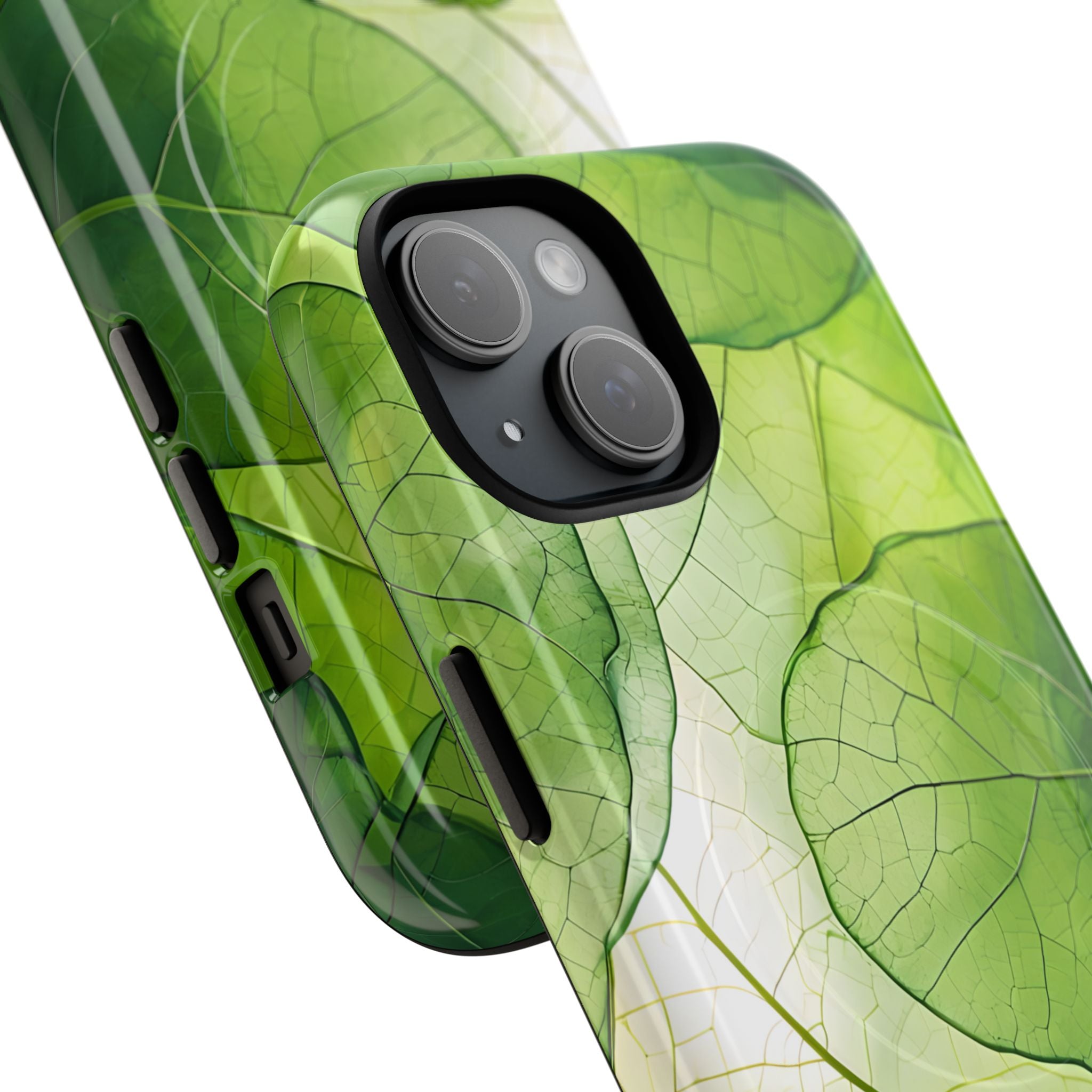 Emerald Leaf Veins · Tough+ Magsafe