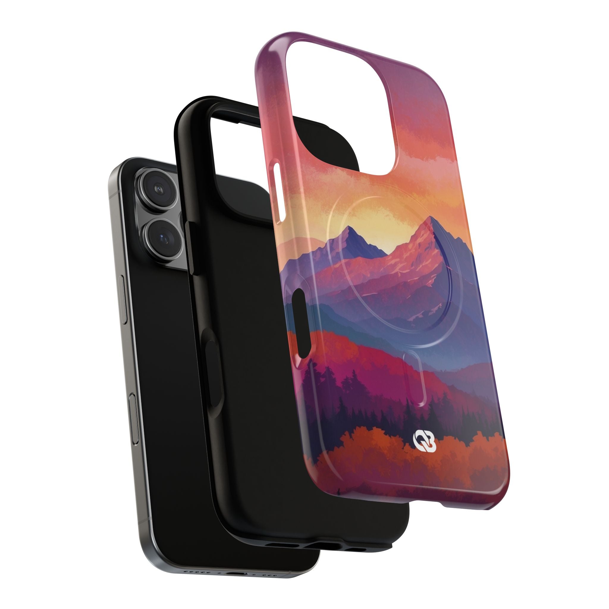 Crimson Mountain Dusk · Tough+ Phone Case for iPhone · Magsafe