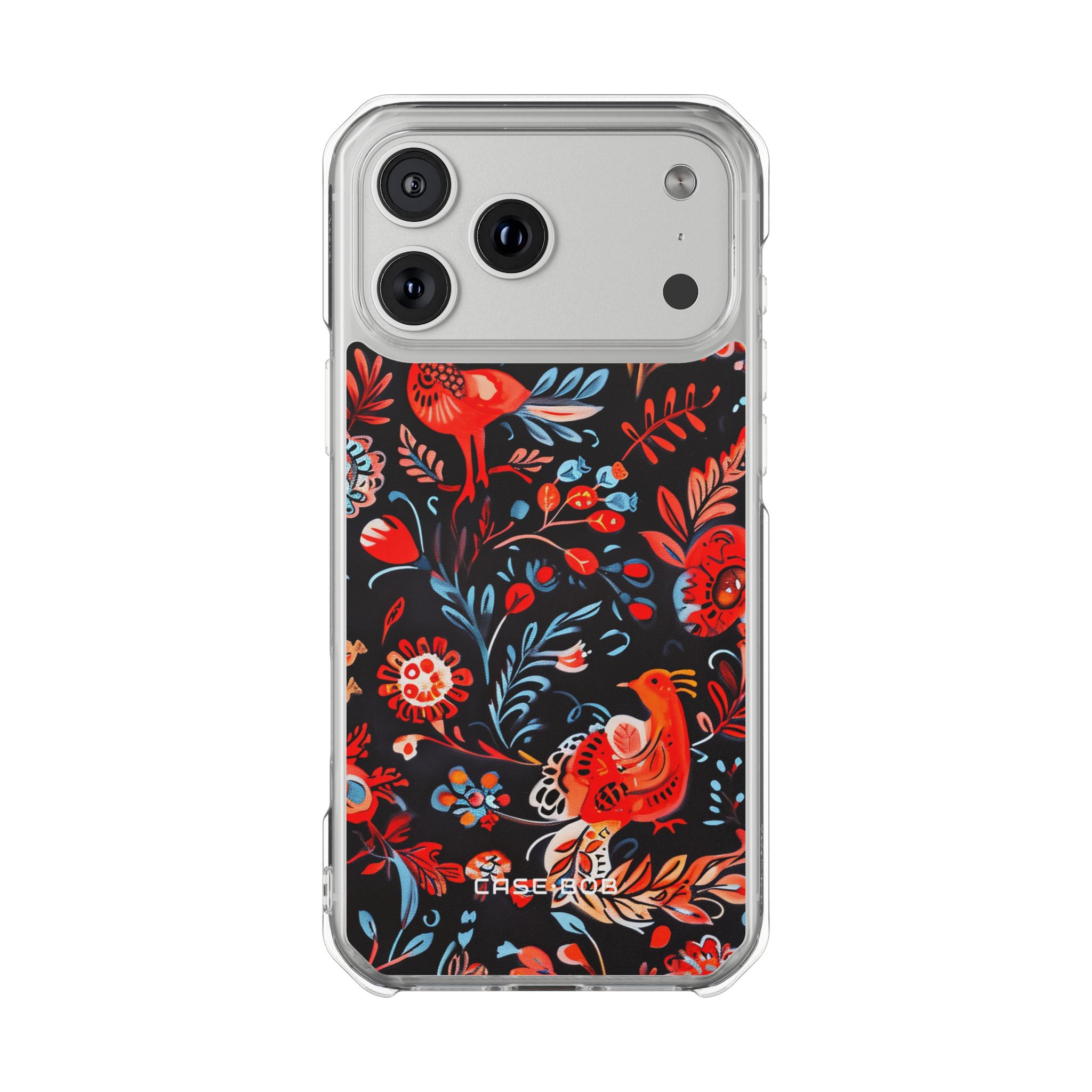 Ornate Birds Crimson iPhone 17 Pro Max Cover - Impact