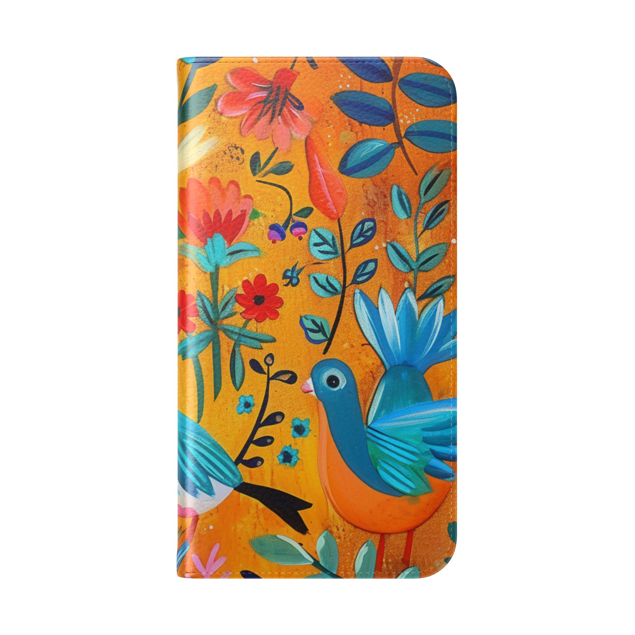 Bluebird Bloom - iPhone 15 Plus Case - Wallet