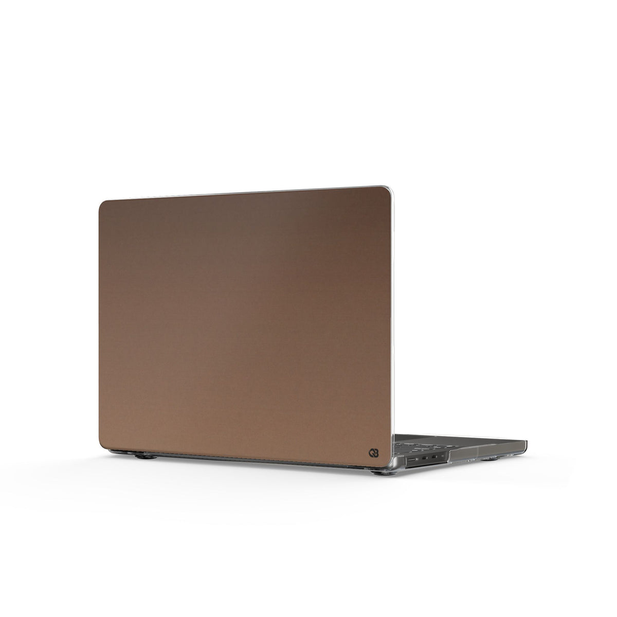 Umber Fade · Clear Hard Case for MacBook · Brown