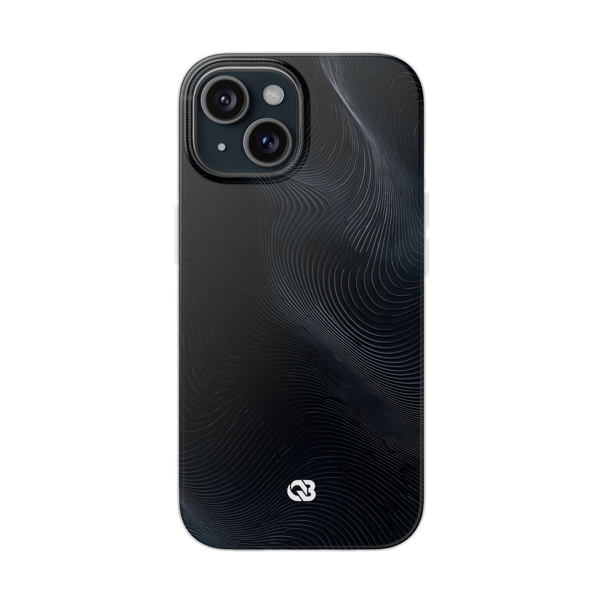 Black Lite Phone Case for iPhone - Obsidian Ridge Flux