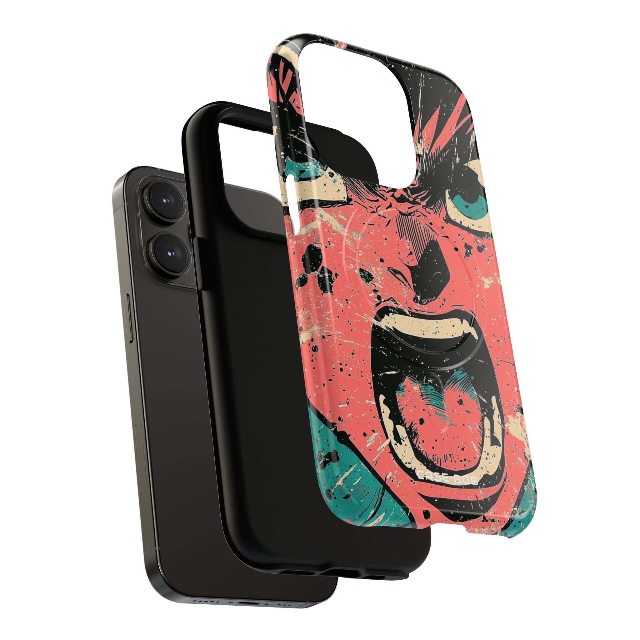 Screaming Face Pink iPhone 14 Pro Case - Tough+