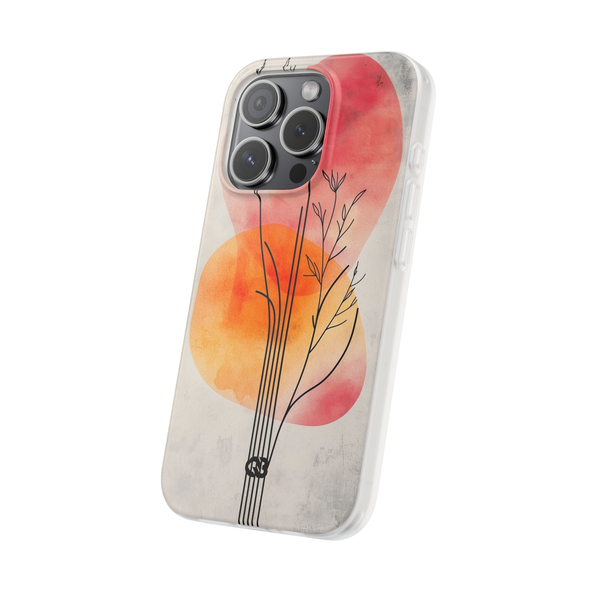 Crimson Bloom Lineage · Soft Phone Case for iPhone