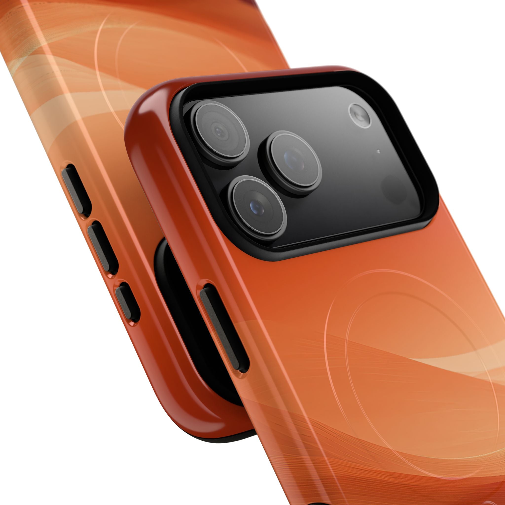Orange Tough 2.0 Magsafe Phone Case for iPhone - Crimson Dune Gradient