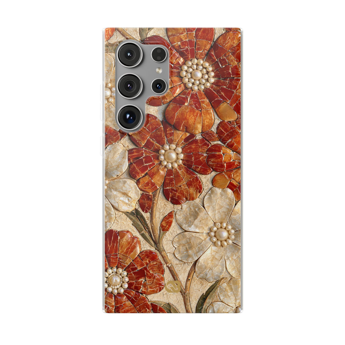 Carnelian Pearl Bloom · Lite Phone Case for Samsung · Orange