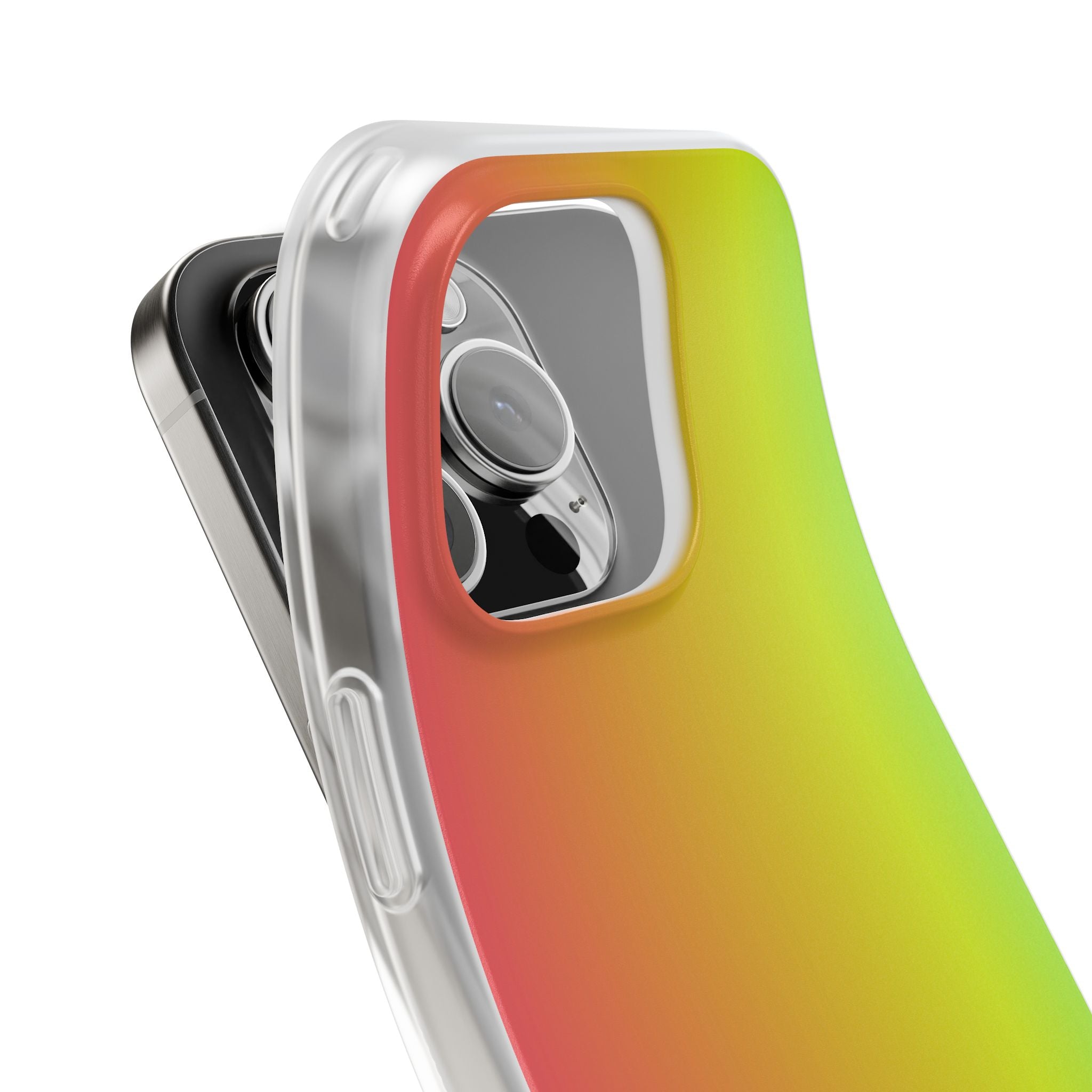 Sunset Acid Glow · Soft Phone Case for iPhone