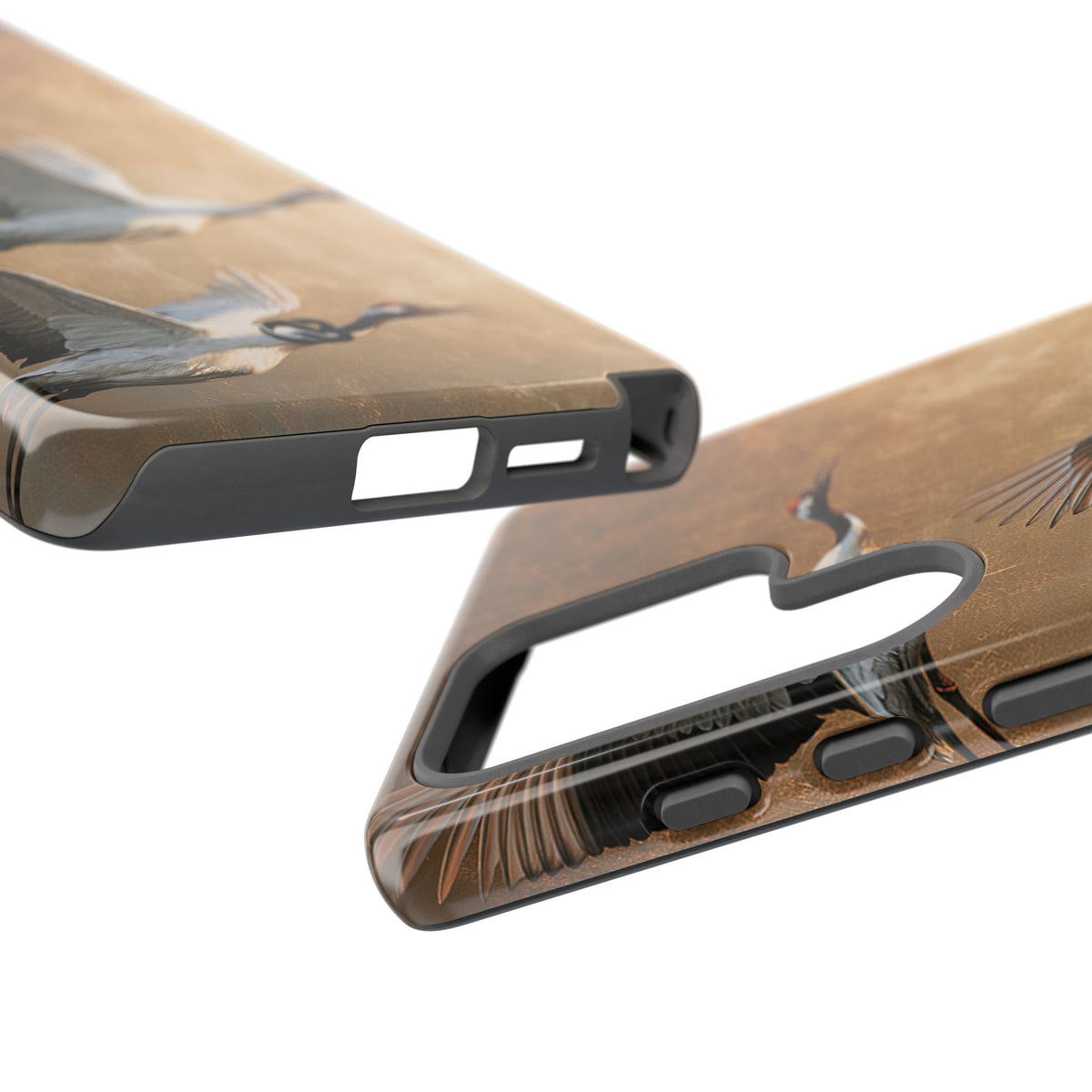 Golden Crane Flight · Tough Phone Case for Samsung · Gold