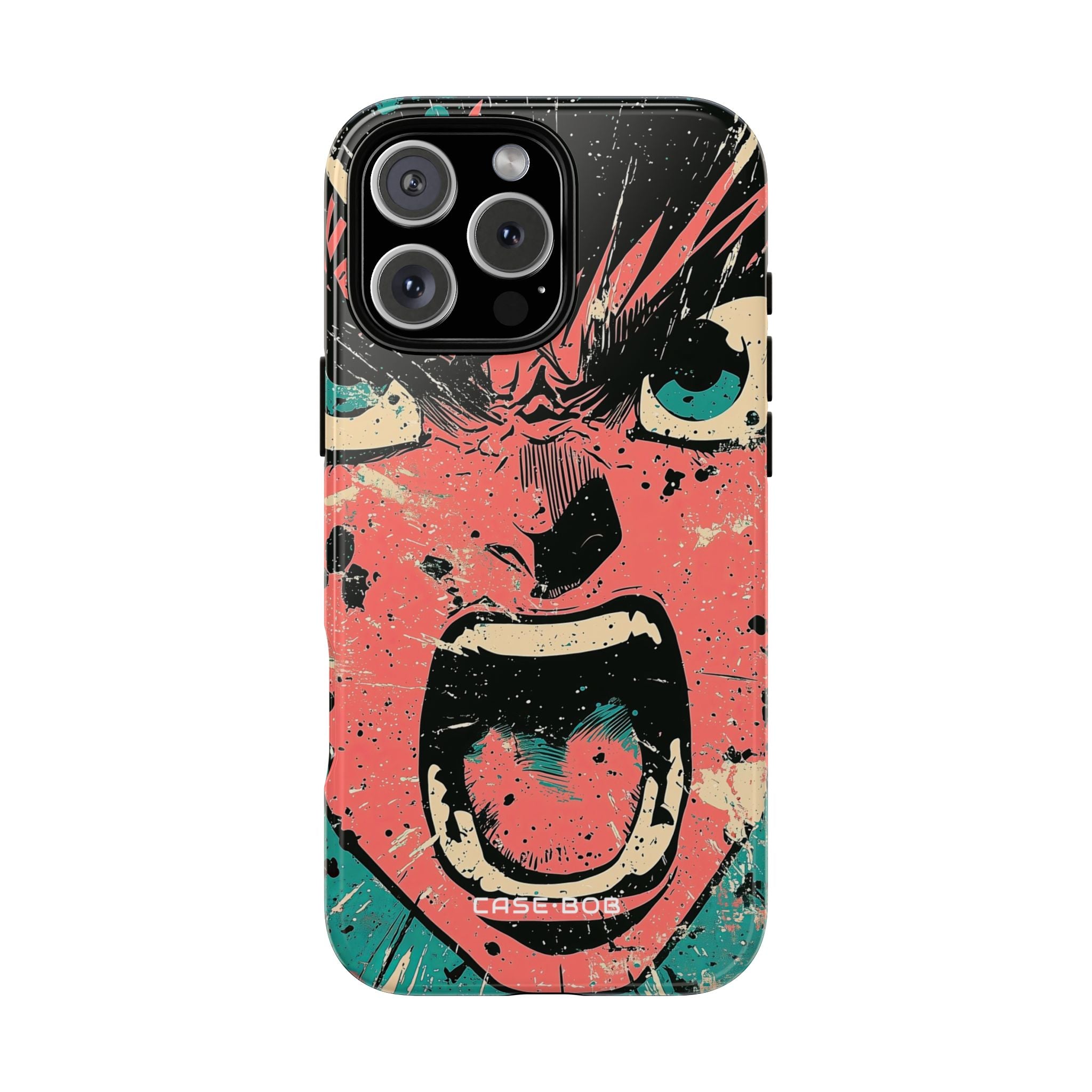 Screaming Face Pink iPhone 16 Pro Max Case - Tough