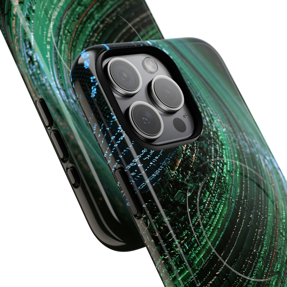 Orbital Data Stream · Tough 2.0 Magnetic Phone Case for iPhone · Green
