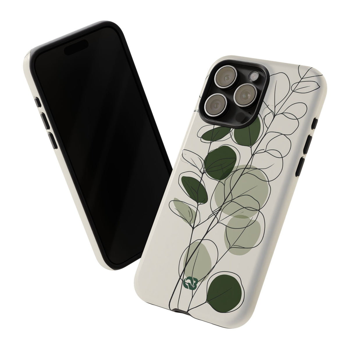 Eucalyptus Foliage Study · Tough Phone Case for iPhone · Green