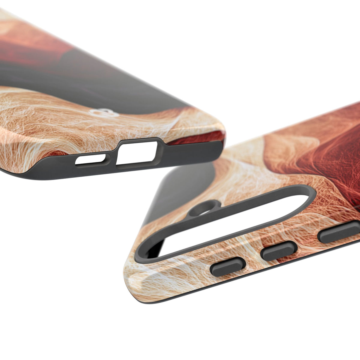 Ember Wave Dispersion · Tough Phone Case for Samsung · Red