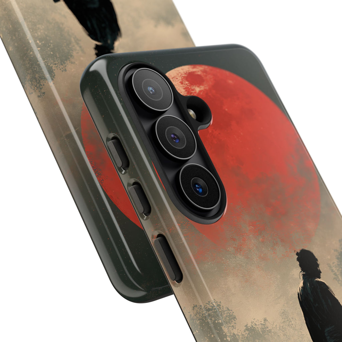 Crimson Moon Ronin · Tough Phone Case for Samsung · Red