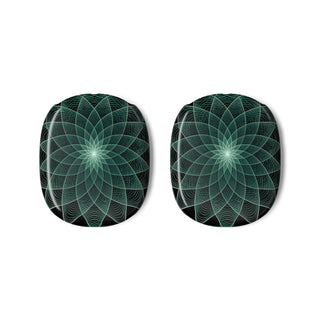 Verdant Harmonic Bloom · Hard Case for AirPods Max · Black